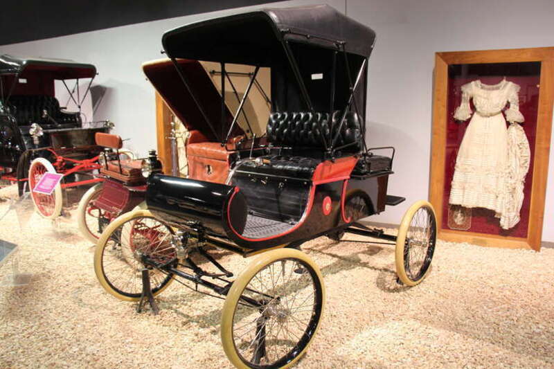 In 1901, the Olds Motor Body Works in Lansing, Michigan had been operating for 5 years when a fire destroyed everything. Only one car was saved, Olds risked his future on that one car, because he could not afford to recreate all that was lost.