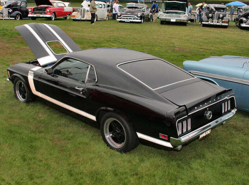 1970 Ford Boss 302 Mustang - black -rvl