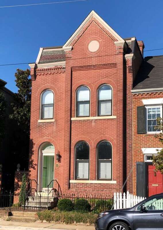 218 North Patrick Street between Cameron and Queen Streets in Old Town Alexandria, Virginia.