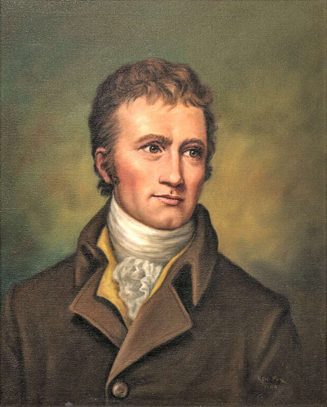 Portrait of Alexander Mackenzie. Inducted to the National Rivers Hall of Fame in 1998.