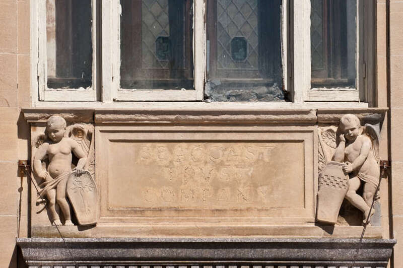 Old One Post Plaza Building in Asbury Park, New Jersey