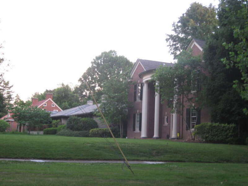 Houses on the southern side of Ashwood Drive just east of the Woodspoint Road intersection in Lexington, Kentucky, United States.  This block is part of the Ashland Park neighborhood, a historic district that is listed on the National Register of