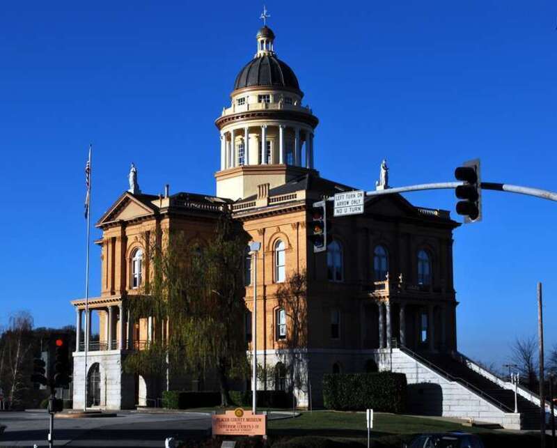 The Placer County Courthouse (Placer County Superior Courthouse) — in the Old Auburn Historic District, Auburn, California.