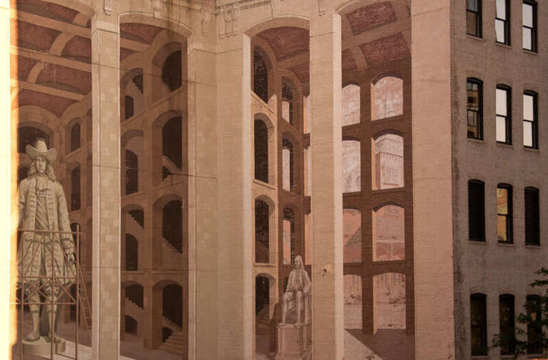 Bill and Ben in trompe-l'œil