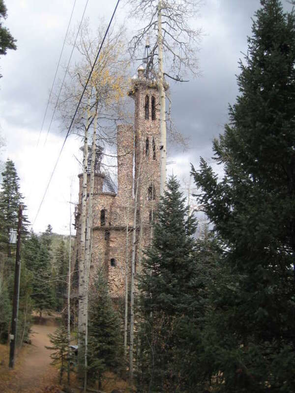 Jim Bishop's castle, San Isabel Mountains, southwest of Pueblo, Colorado
