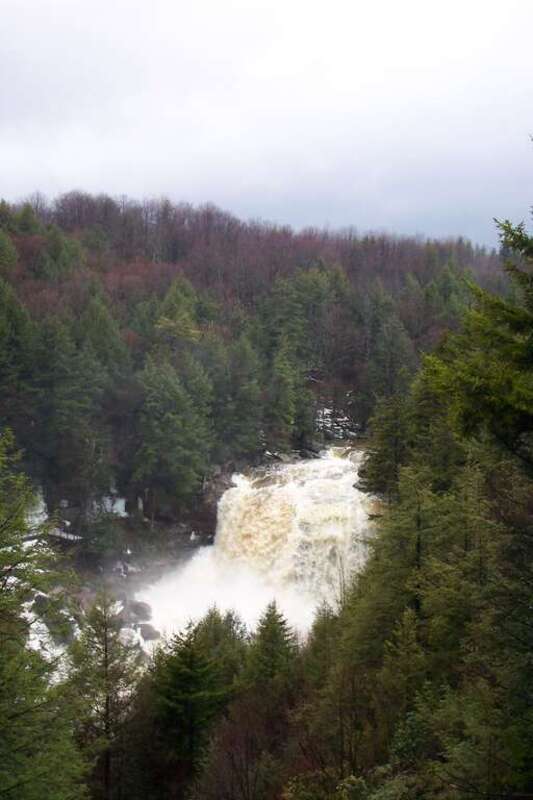 Blackwater Falls in Blackwater Falls State Park, West Virginia, USA