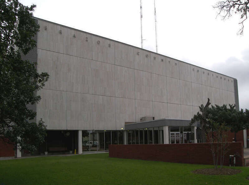 The Brazos County Courthouse in Bryan, Texas, United States.
