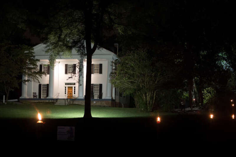 Bulloch Hall at Night
