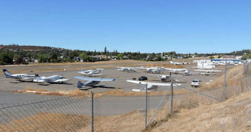 Eastern side of Cameron Airpark in the U.S. state of California.