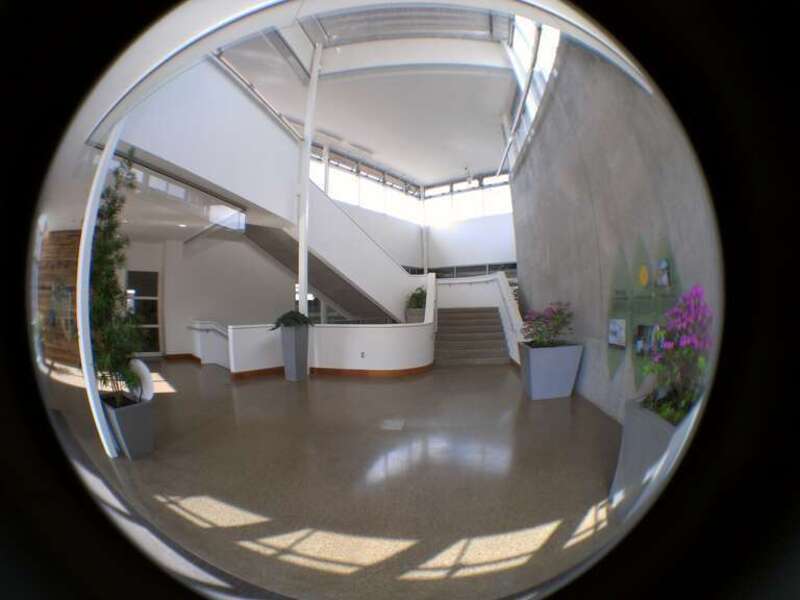 The newly opened Center for Sustainable Landscapes, a green building that is part of Phipps Conservatory in Pittsburgh, Pennsylvania