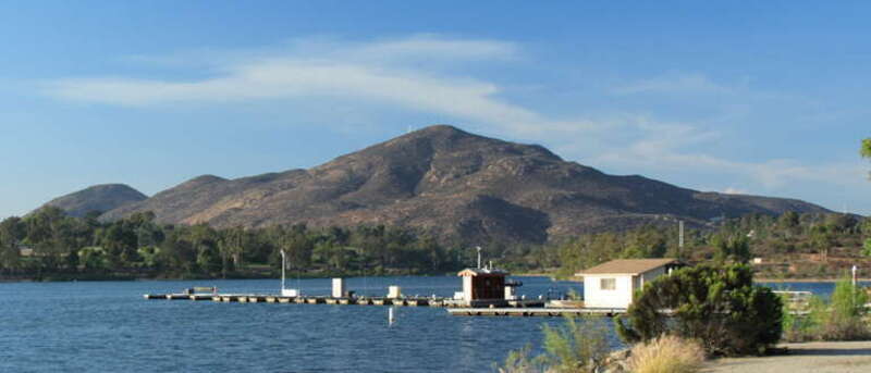 Cowles Mtn. from Lake Murray