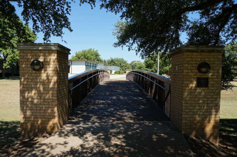 Festival Bridge in Denton, Texas (United States).