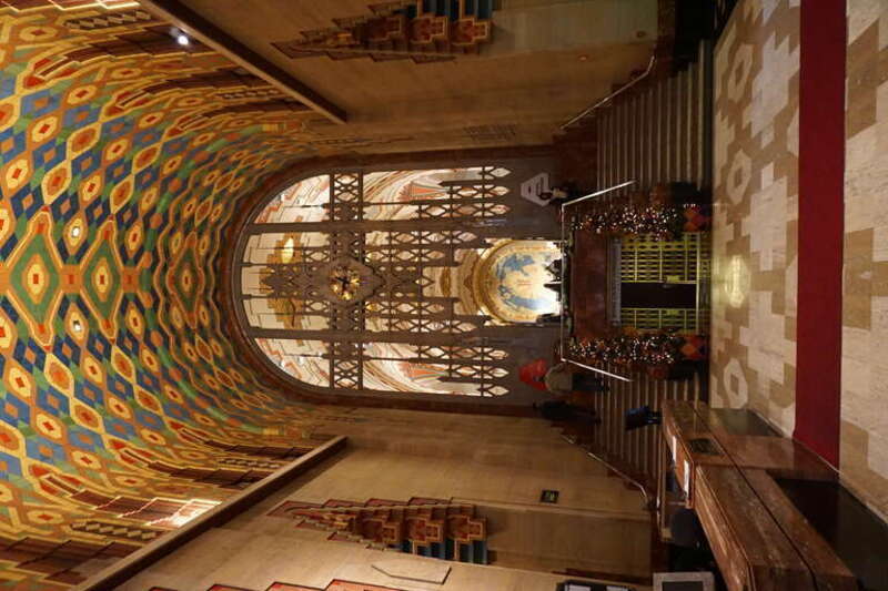 The interior of the Guardian Building in Detroit, Michigan (United States).