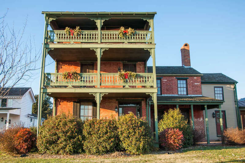 Historic Victorian house (1851-1861) preserved at Chesapeake Bay Maritime Museum