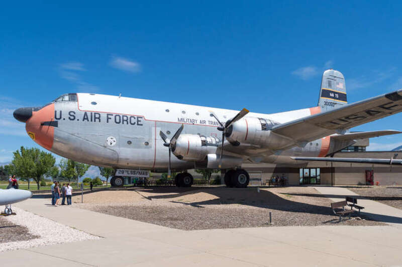 A C-124C &quot;GLOBEMASTER II&quot; at Hill Aerospace Museum.