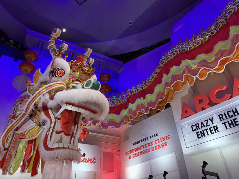 Dragon dance puppet at California Museum