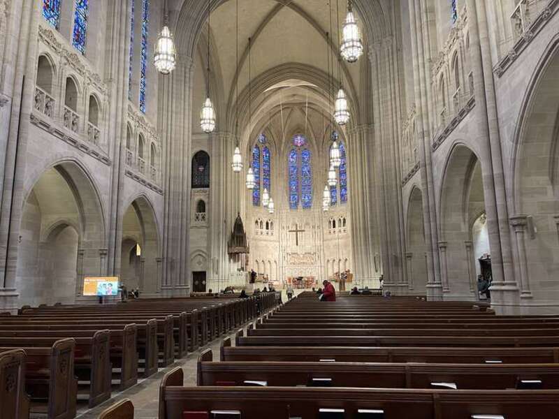 Sunday morning scene