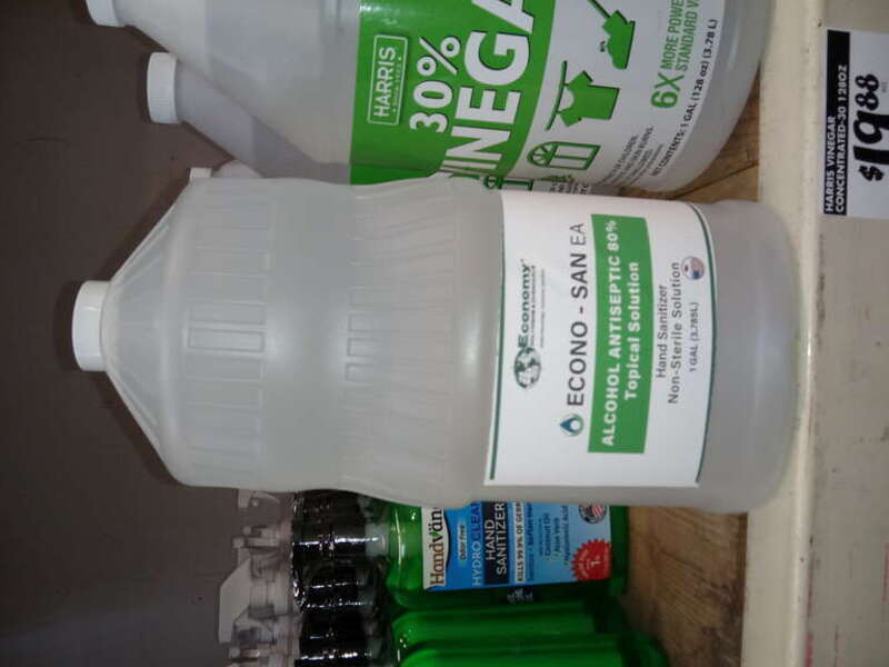 A gallon of Economy Hand Sanitizer