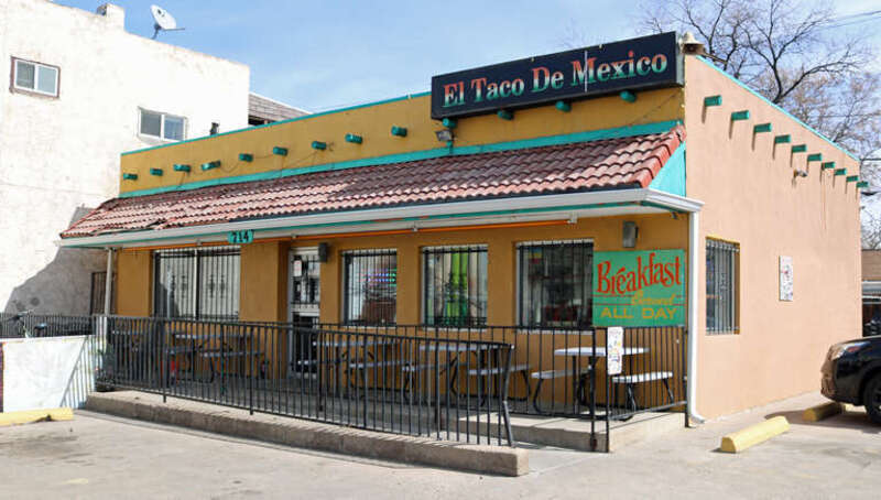 El Taco de Mexico, a restaurant located at 714 Santa Fe Drive in

Denver, Colorado.