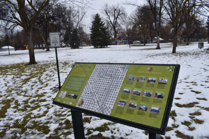 Winter at Elm Grove Park in Boise, Idaho