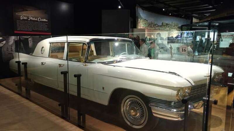 Elvis Presley's Gold-Plated Cadillac at the Country Music Hall of Fame and Museum, 2018