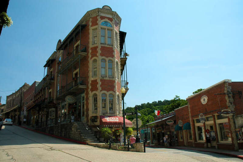 Street scenery in Eureka Springs, Arkansas, USA