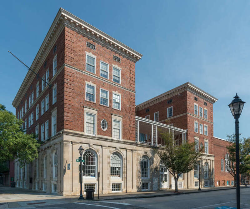 A south view of the YMCA building, Downtown Augusta, Georgia