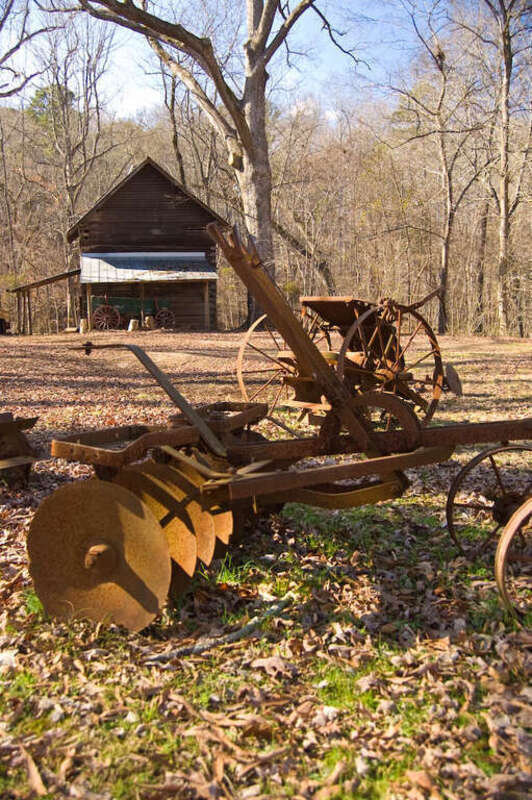 Farm implements at West Point Mill