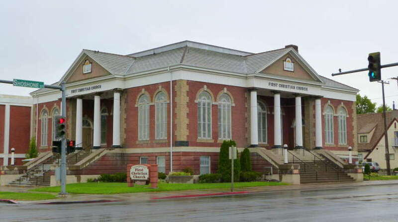 The historic First Christian Church (built 1929), located at 601 Shoshone Street North in Twin Falls, Idaho, United States, is listed as a contributing resource in the Twin Falls City Park Historic District and the Twin Falls Original Townsite