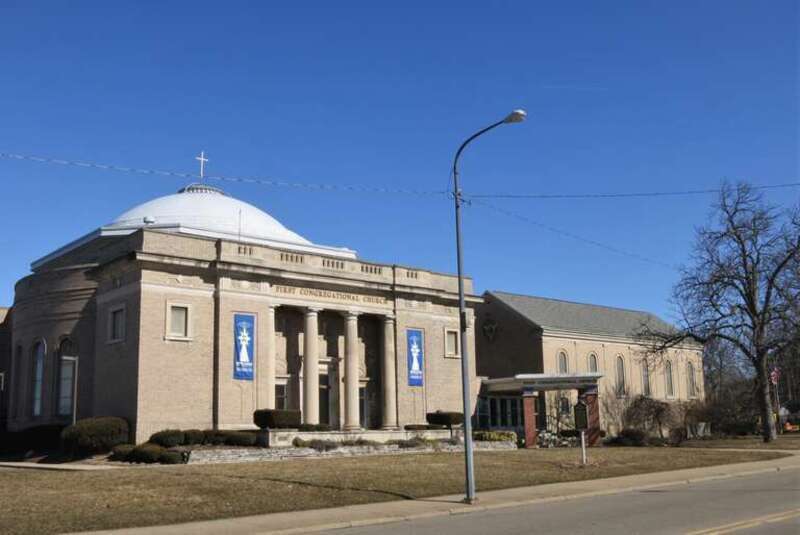 First Congregational Church of Battle Creek historical marker