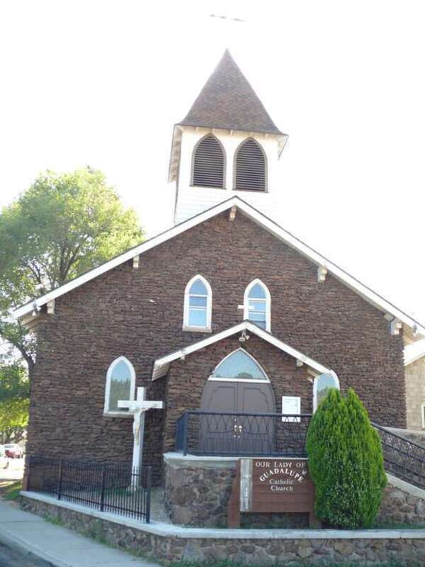 Our Lady of Guadaloupe Church in Flagstaff (Arizona, USA).