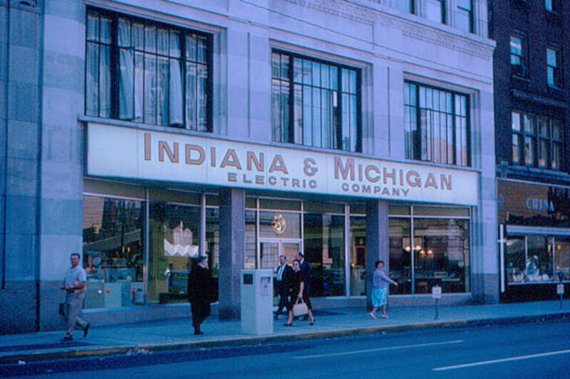 The local customer service office of Indiana &amp;amp; Michigan Electric Co., in downtown Fort Wayne.