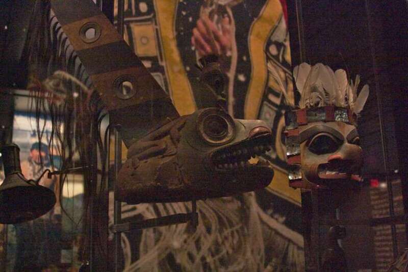 Frog Clan Totem in Anchorage museum