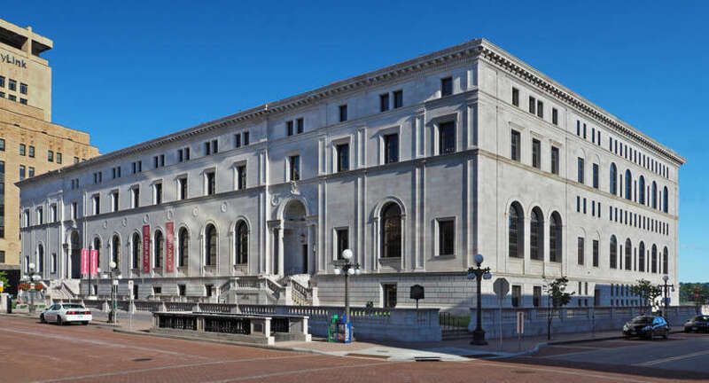 George Latimer Central Library, 90 W 4th St, Saint Paul, Minnesota, USA.  Viewed from the northwest.  


This is an image of a place or building that is listed on the National Register of Historic Places in the United States of America. Its reference