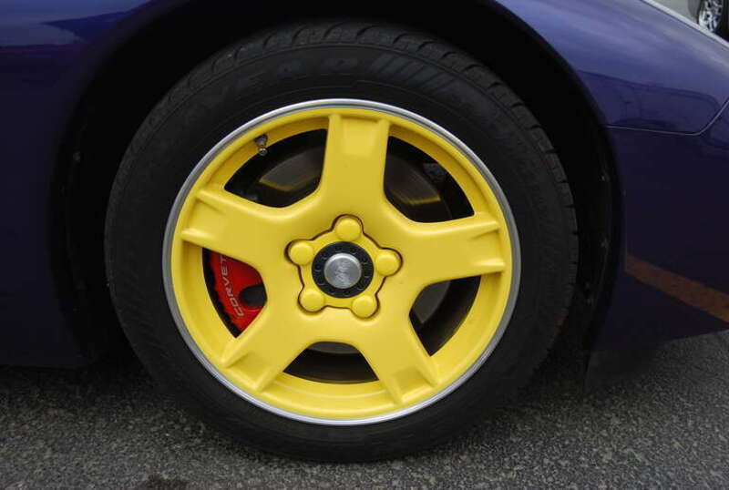 Hands-down, the wildest, most eye-catching paint treatment ever applied to an Indy pace car, ever.

A fitting celebration of the return of the convertible to the Corvette lineup after a one-year absence.