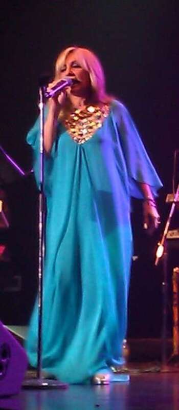 Googoosh in concert, in Flint Center, De Anza College, Cupertino.