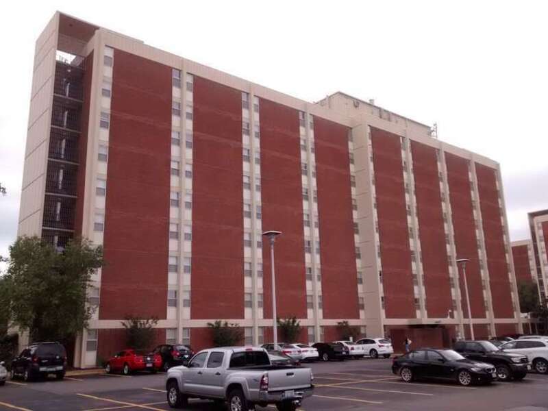 East Tower of Granville Towers at the University of North Carolina at Chapel Hill.