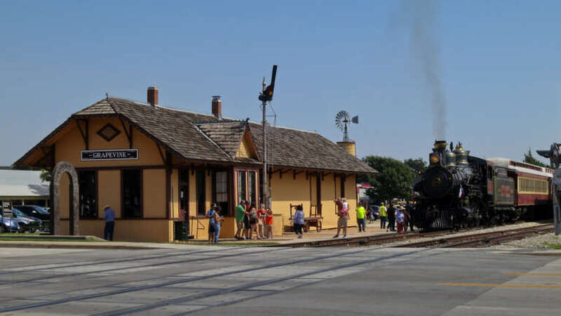 Grapevine Vintage Railroad's Grapevine Station, in Grapevine, Texas, United States.
