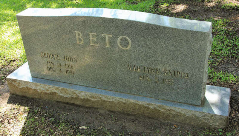The grave of George John Beto at the Texas State Cemetery in Austin, Texas, United States.