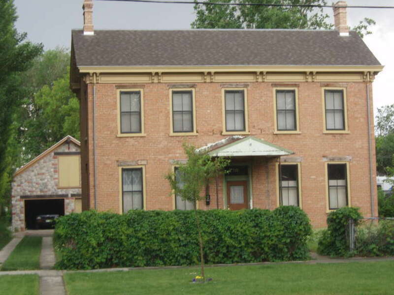 The Thomas and Mary Hepworth House, a historic home in northwestern Salt Lake City, Utah, United States.