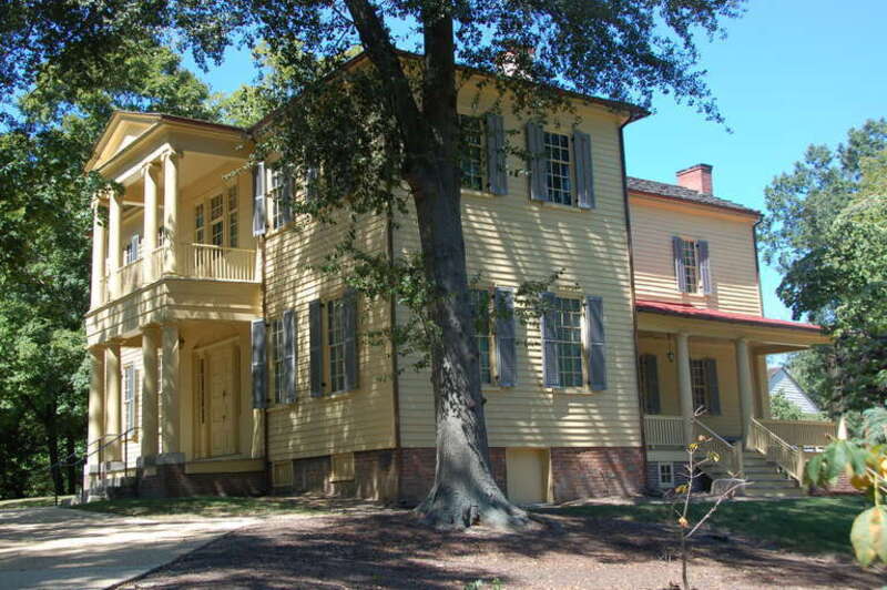 Historic Mordecai House in Raleigh, NC, as seen on 13 September 2010.