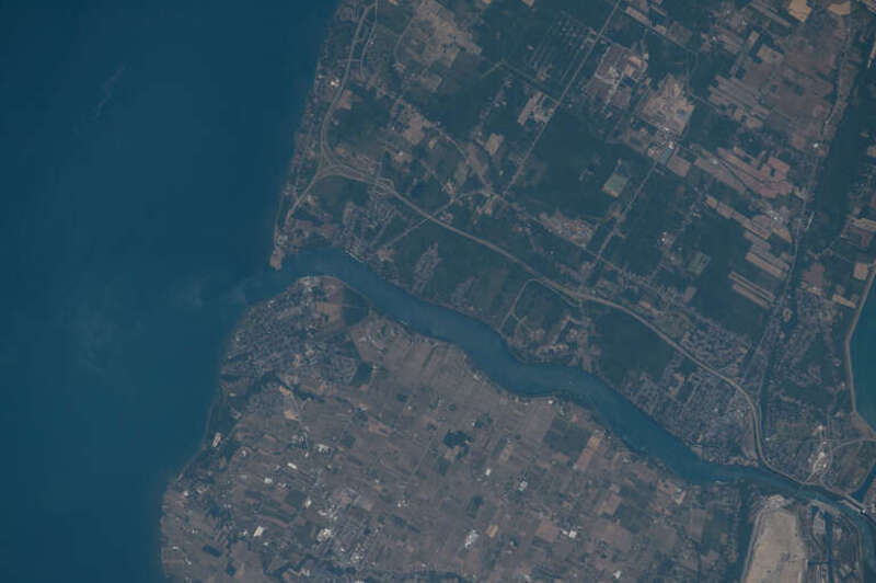 View of New York taken during ISS Expedition 48.