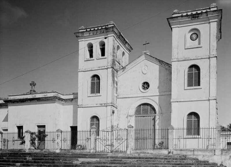 Iglesia San Mateo de Cangrejos, Northwest of Calle San Jorge at Calle San Mateo subbarrio, Santurce barrio, San Juan municipio, Puerto Rico
cropped


This file comes from the Historic American Buildings Survey (HABS), Historic American Engineering