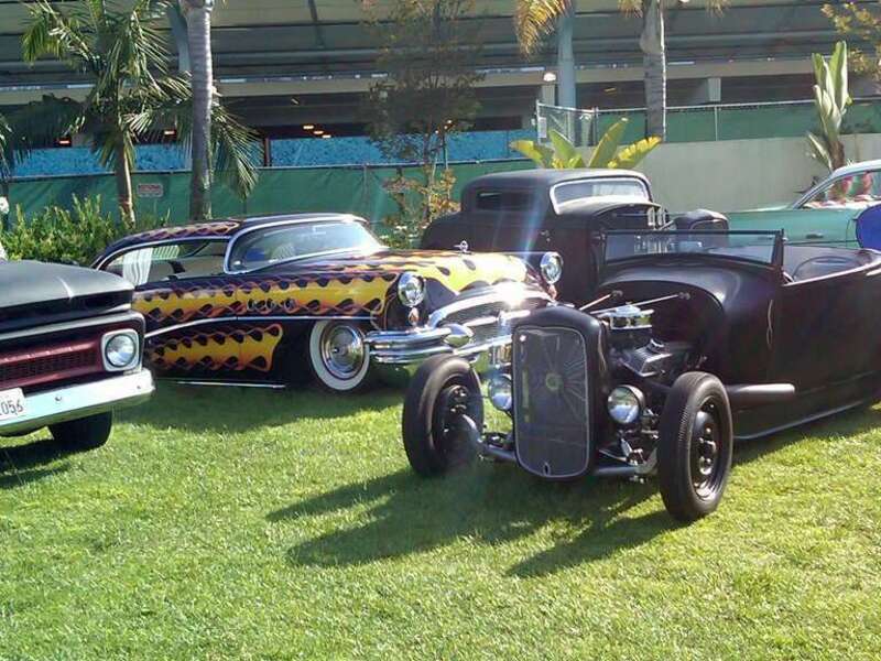 Cars at the Ink-N-Iron Festival 2010