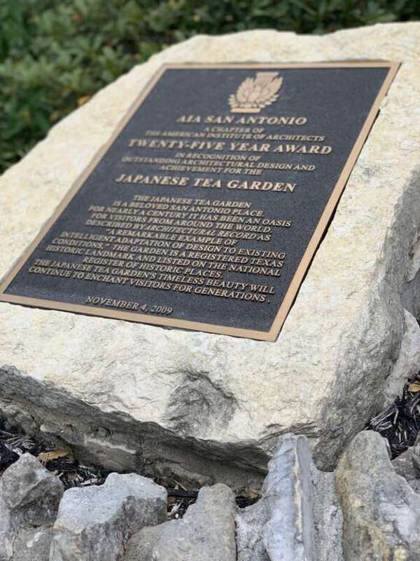 The Japanese Tea Garden in a beloved San Antonio place. For visitors around the world. Described by Architectural Record as “A remarkable example of intelligent adaptation of design to existing conditions.” The Garden is a registered Texas Historic