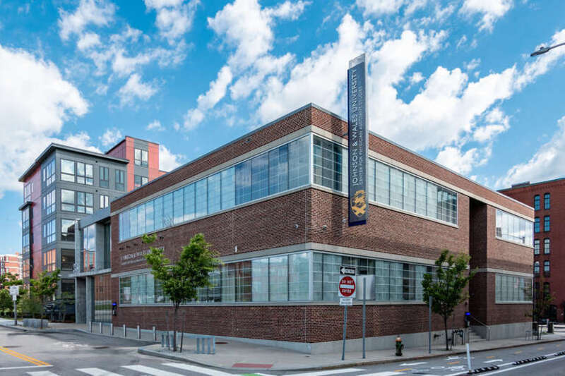 Johnson &amp;amp; Wales University, Providence downtown. Center for Physician Assistant Studies. Clifford and Claverick Street, Providence.