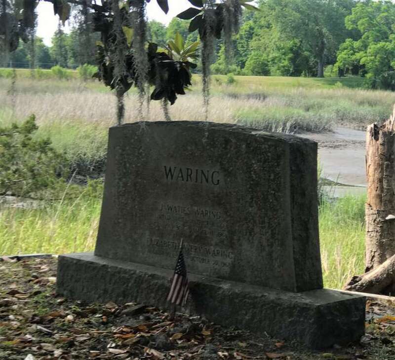 Gravestone of Judge J. Waties Waring