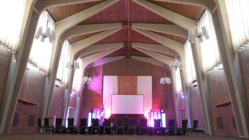 Main Hall of the Kripalu Center for Yoga &amp;amp; Health, Stockbridge, Massachusetts, Feb 2016