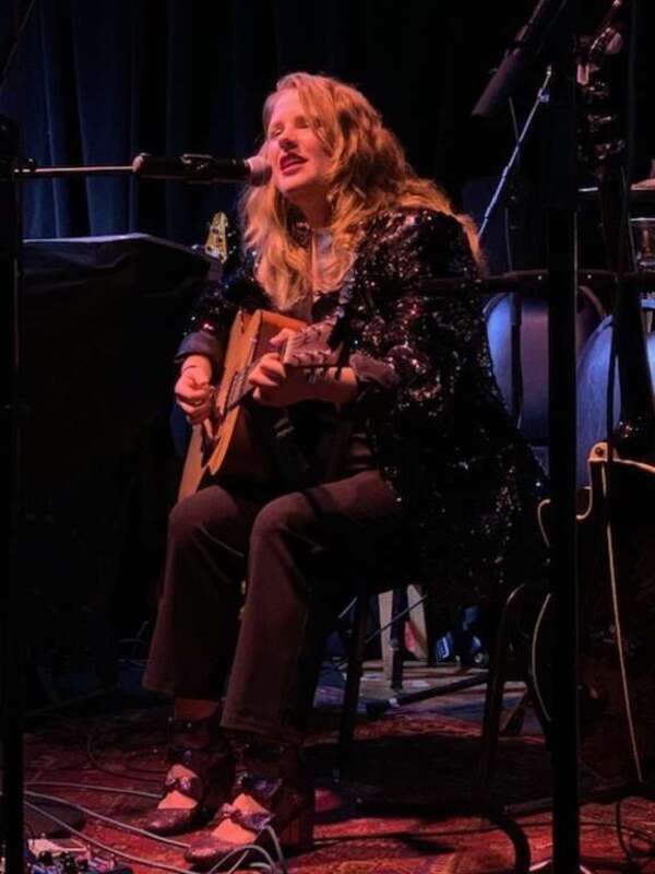 Kristen Englenz performs at Eddie's Attic in Decatur, Georgia January 24, 2020