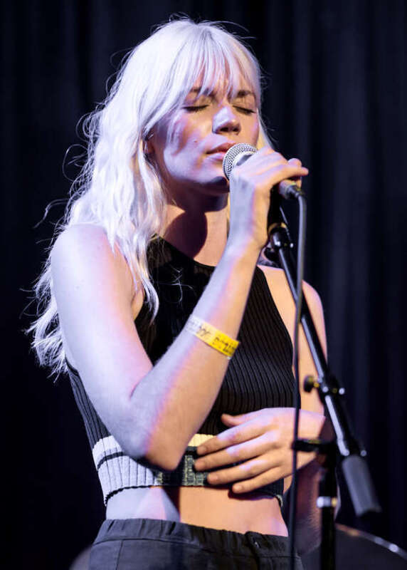 Lenachka performing live at the Bootleg Theater in Echo Park, Los Angeles, California, on Sunday, August 6, 2017.